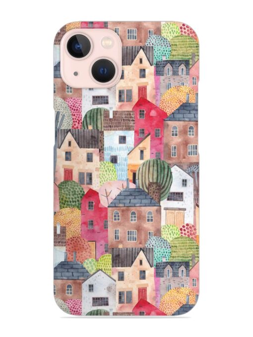 Abstract Seamless Pattern Snap Case for Apple Iphone 13 Zapvi