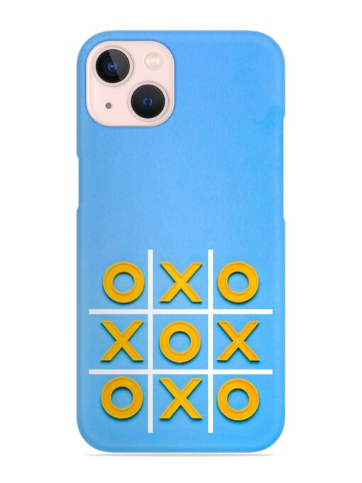 Yellow Plastic Crosses Snap Case for Apple Iphone 13 Zapvi