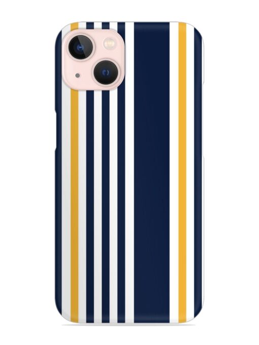 Seamless Stripe Pattern Snap Case for Apple Iphone 13 Zapvi