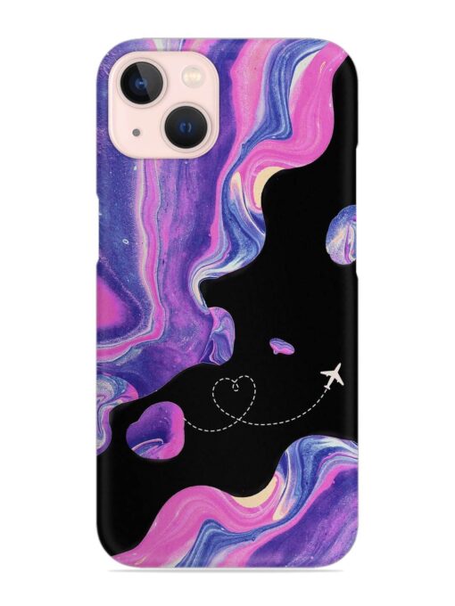 Glitter Art Snap Case for Apple Iphone 13 Zapvi