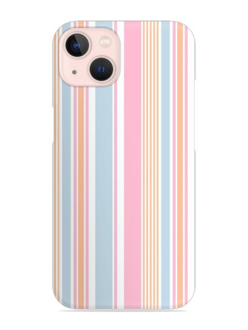 Stripe Seamless Pattern Snap Case for Apple Iphone 13 Zapvi