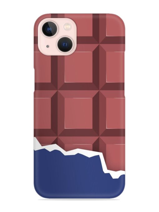 Chocolate Vector Art Snap Case for Apple Iphone 13 Zapvi