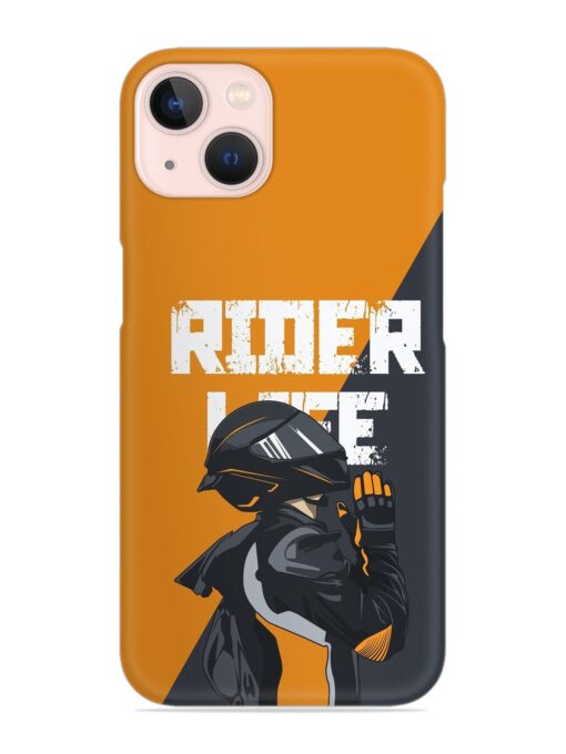 Rider Life Snap Case for Apple Iphone 13 Zapvi