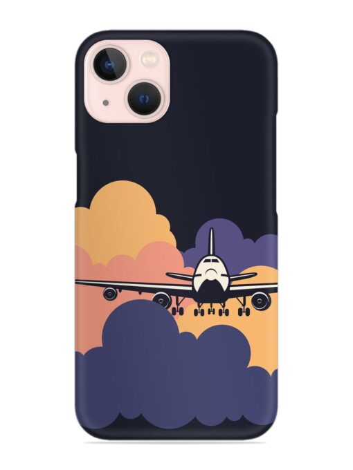 Aeroplane vector Snap Case for Apple Iphone 13 Zapvi