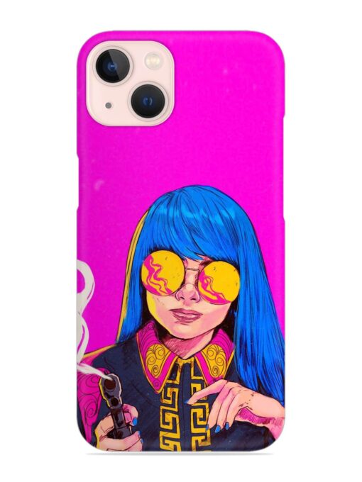 Aesthetic Anime Girl Snap Case for Apple Iphone 13 Zapvi