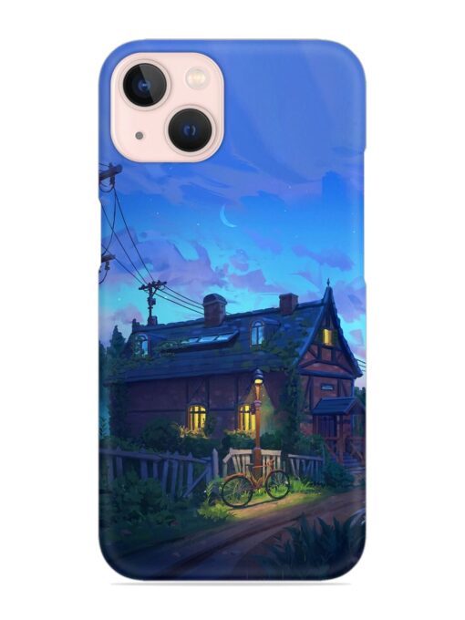 Beautiful Village House Snap Case for Apple Iphone 13 Zapvi