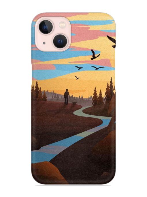 Natural Landscape Art Snap Case for Apple Iphone 13 Zapvi