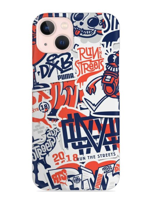 Run The Street Snap Case for Apple Iphone 13 Mini Zapvi