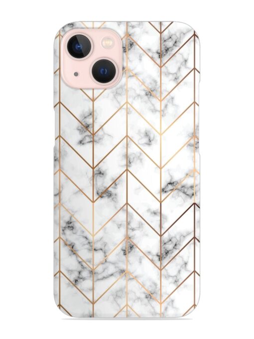 Vector Marble Texture Snap Case for Apple Iphone 13 Mini Zapvi