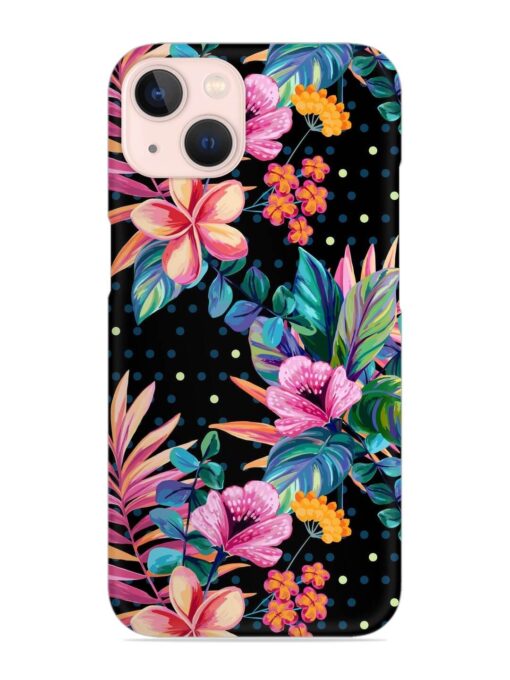 Seamless Floral Pattern Snap Case for Apple Iphone 13 Mini Zapvi