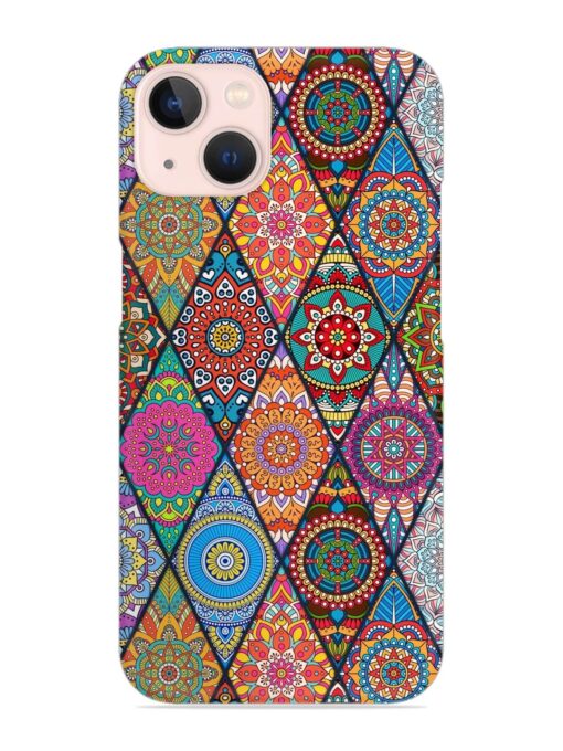 Seamless Tile Pattern Snap Case for Apple Iphone 13 Mini Zapvi