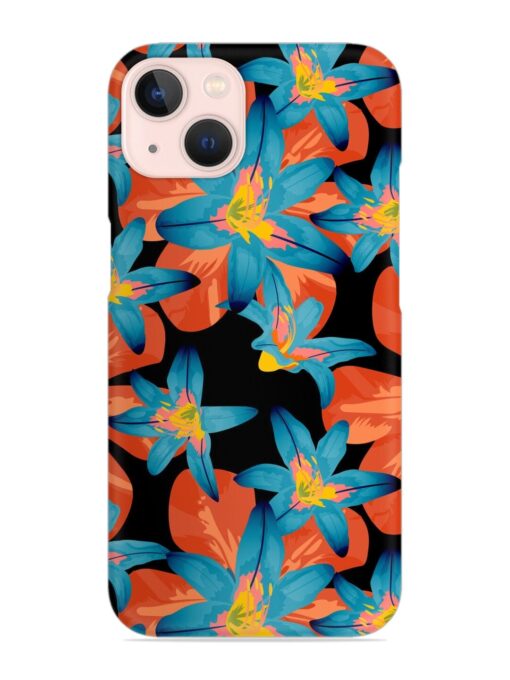 Philippine Flowers Seamless Snap Case for Apple Iphone 13 Mini Zapvi