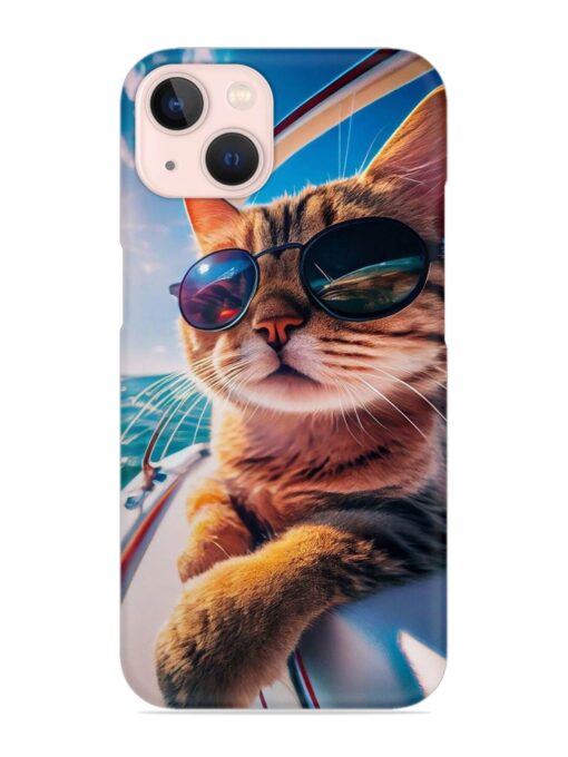 Cat In Style Snap Case for Apple Iphone 13 Mini Zapvi