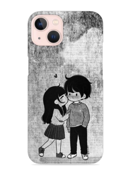 Couple Love Highlights Snap Case for Apple Iphone 13 Mini Zapvi