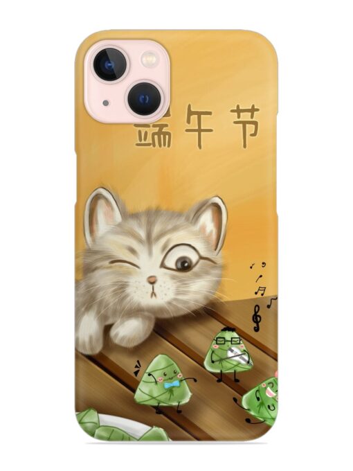 Cat Scorpion Dancing Snap Case for Apple Iphone 13 Mini Zapvi