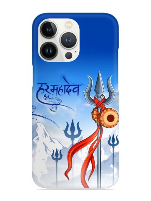 Har Har Mahadev Trishul Snap Case for Apple Iphone 13 Pro Max Zapvi