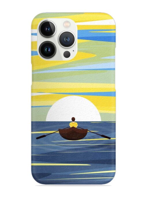 Rowing Person Ferry Paddle Snap Case for Apple Iphone 13 Pro Max Zapvi