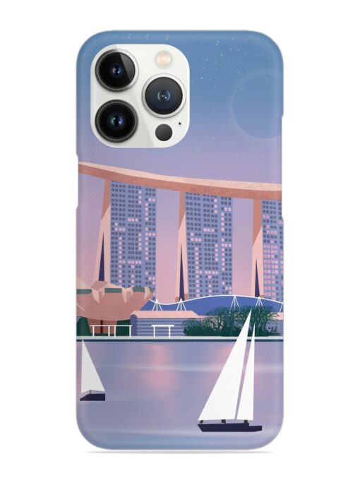 Singapore Scenery Architecture Snap Case for Apple Iphone 13 Pro Max Zapvi