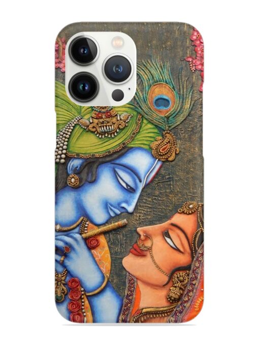 Lord Radha Krishna Flute Art Snap Case for Apple Iphone 13 Pro Max Zapvi