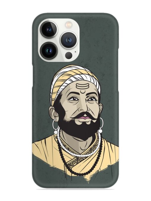 Shivaji Maharaj Vector Art Snap Case for Apple Iphone 13 Pro Max Zapvi