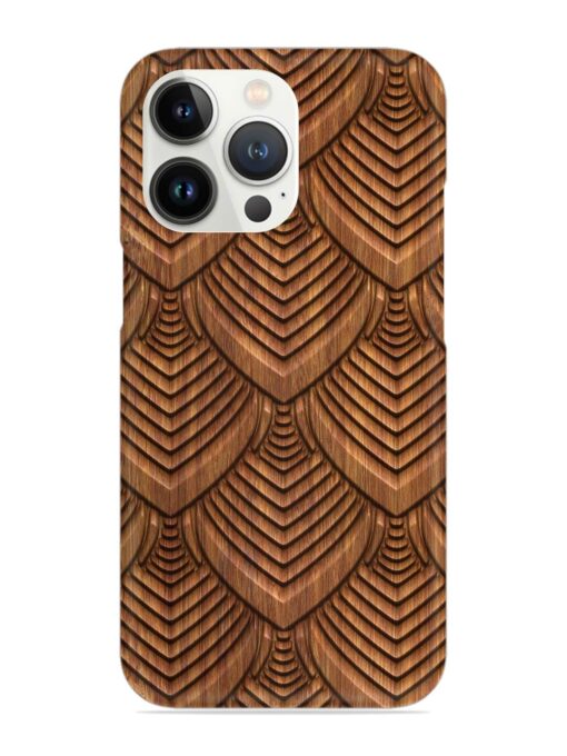 Carved Pattern On Snap Case for Apple Iphone 13 Pro Max Zapvi