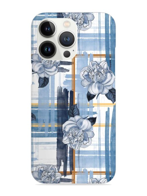 Watercolor Pattern Rose Snap Case for Apple Iphone 13 Pro Max Zapvi