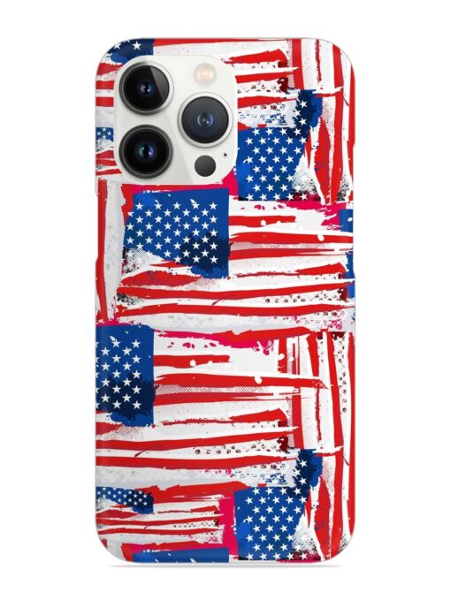 Usa Flag Seamless Snap Case for Apple Iphone 13 Pro Max Zapvi