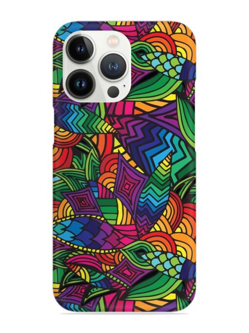 Abstract Multicolor Seamless Snap Case for Apple Iphone 13 Pro Max Zapvi