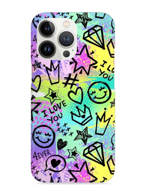 Bright Seamless Pattern Snap Case for Apple Iphone 13 Pro Max Zapvi