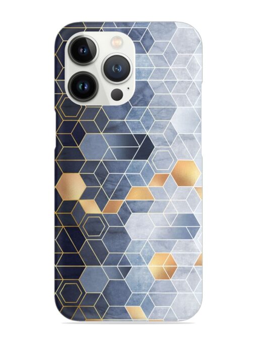 Geometric Abstraction Hexagons Snap Case for Apple Iphone 13 Pro Max Zapvi