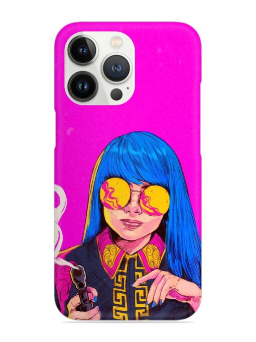 Aesthetic Anime Girl Snap Case for Apple Iphone 13 Pro Max Zapvi