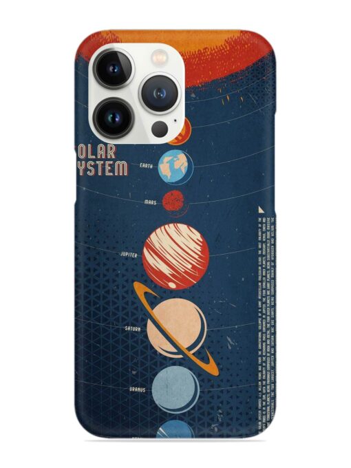 Solar System Vector Snap Case for Apple Iphone 13 Pro Max Zapvi