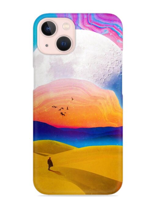 Sandy Desert Snap Case for Apple Iphone 14 Zapvi