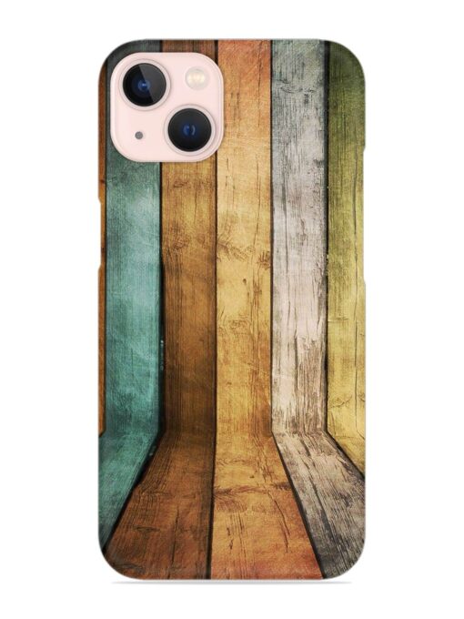 Wooden Realistic Art Snap Case for Apple Iphone 14 Zapvi