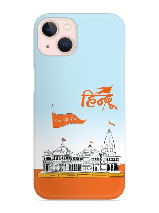 Ram Mandir Hindu Snap Case for Apple Iphone 14 Zapvi