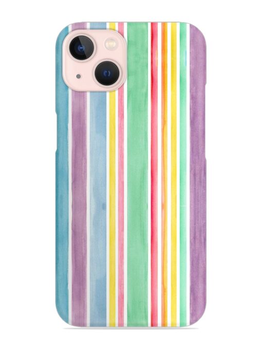 Hand Drawn Watercolor Snap Case for Apple Iphone 14 Zapvi