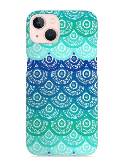 Ethnic Seamless Pattern Snap Case for Apple Iphone 14 Zapvi