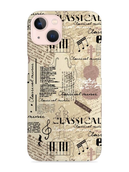 Classical Music Lpattern Snap Case for Apple Iphone 14 Zapvi