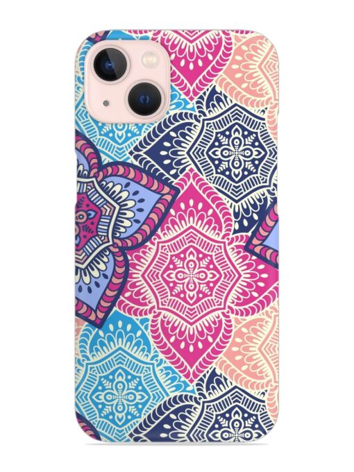 Ethnic Floral Seamless Snap Case for Apple Iphone 14 Zapvi