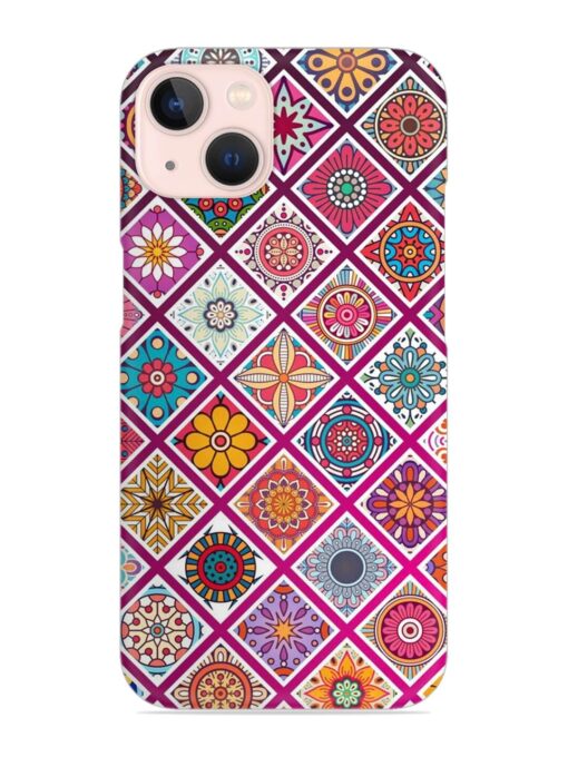 Seamless Tile Pattern Snap Case for Apple Iphone 14 Zapvi