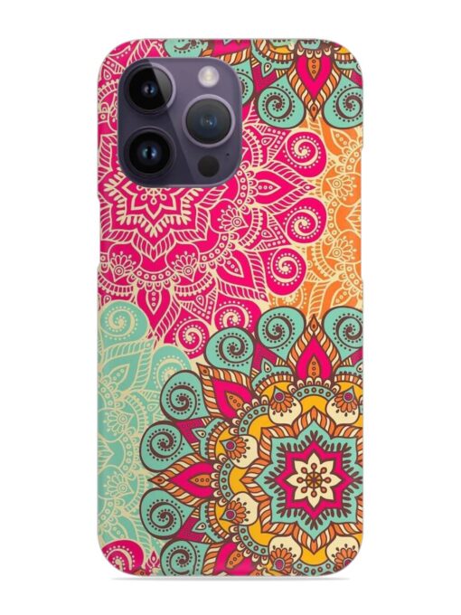 Mandala Seamless Snap Case for Apple Iphone 14 Pro Zapvi