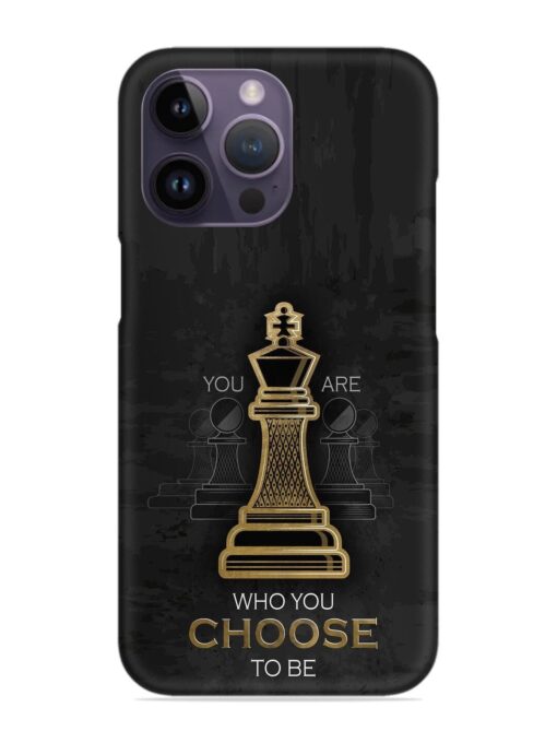 You Are Who Choose To Be Snap Case for Apple Iphone 14 Pro Zapvi