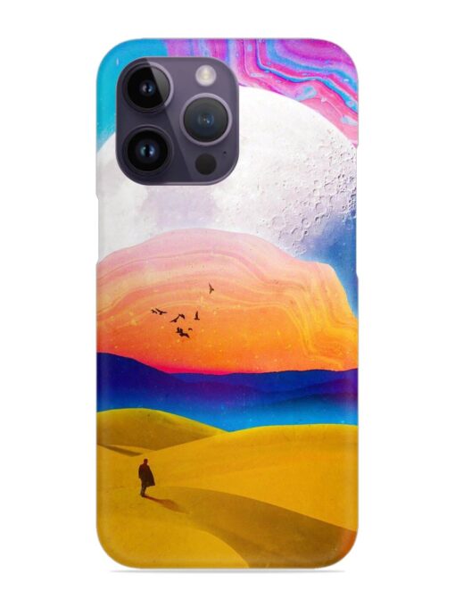 Sandy Desert Snap Case for Apple Iphone 14 Pro Zapvi