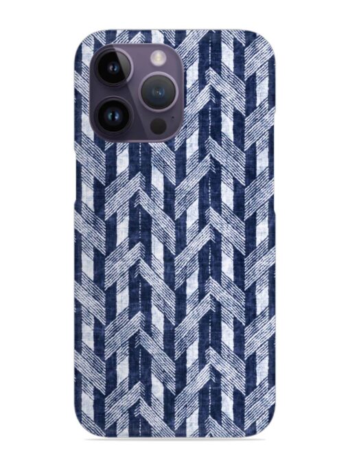 Abstract Herringbone Motif Snap Case for Apple Iphone 14 Pro Zapvi