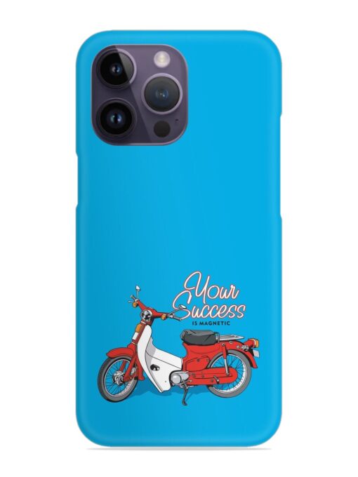 Motorcycles Image Vector Snap Case for Apple Iphone 14 Pro Zapvi