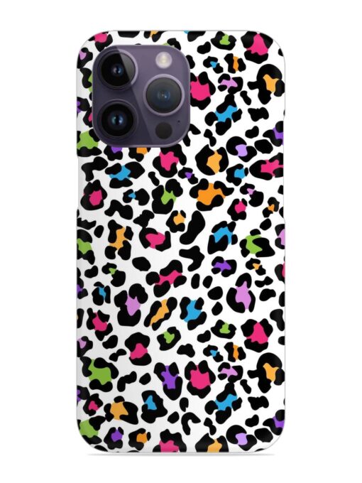 Seamless Leopard Pattern Snap Case for Apple Iphone 14 Pro Zapvi