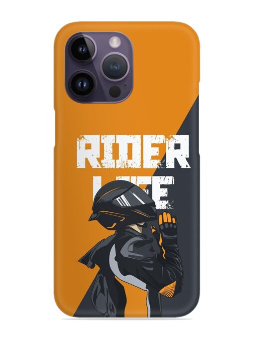 Rider Life Snap Case for Apple Iphone 14 Pro Zapvi