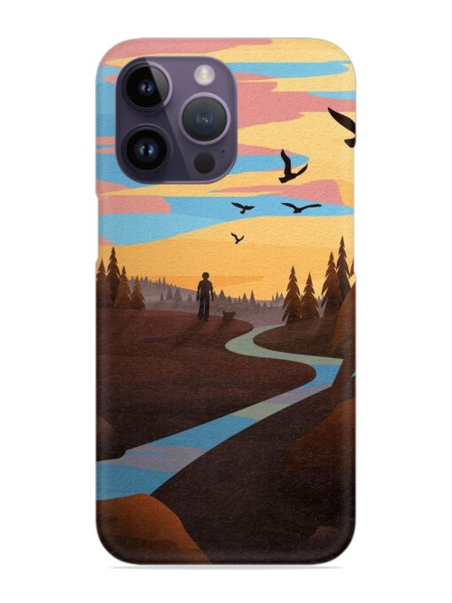 Natural Landscape Art Snap Case for Apple Iphone 14 Pro Zapvi