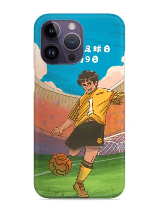 Soccer Kick Snap Case for Apple Iphone 14 Pro Zapvi