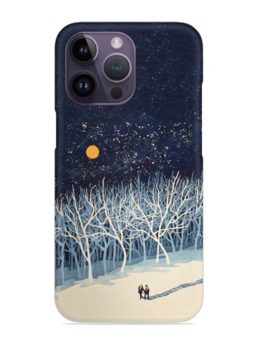 Full Moon Snowshoe Tour Snap Case for Apple Iphone 14 Pro Max Zapvi